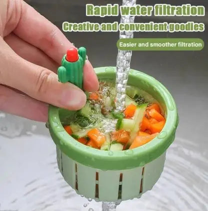 BowLift | Automatic Cactus Sink Strainer – Touchless Waste Disposal