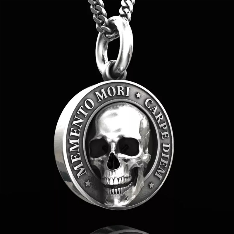 BowLift | Memento Mori Skull Pendant