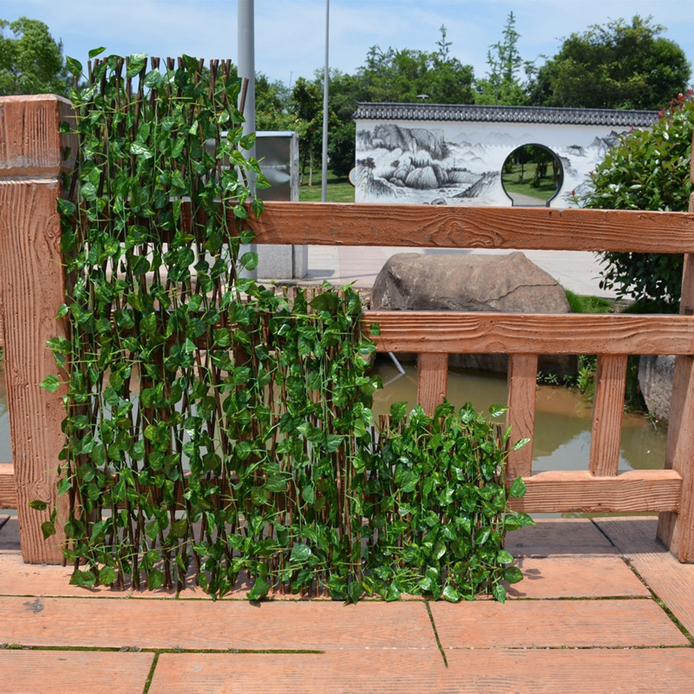 BowLift | Artificial Garden Fence with Ivy – Flexible Privacy Screen for Balcony and Terrace