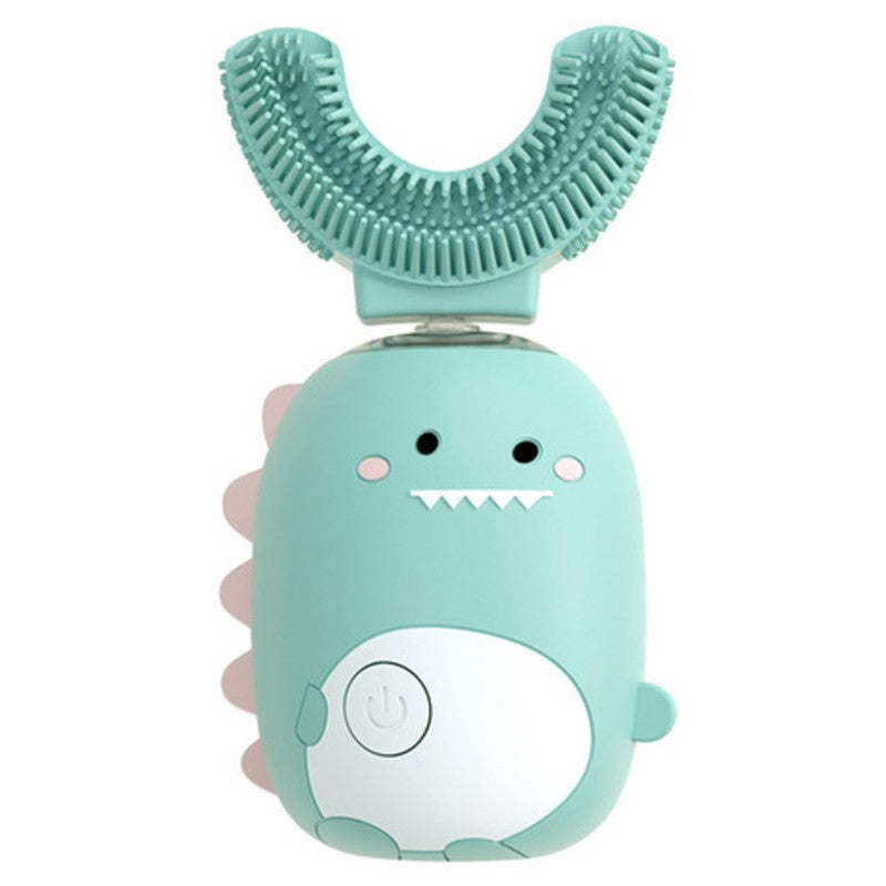 BowLift | Children's U-Shape 360° Electric Ultrasonic Toothbrush, with Light Therapy, Rechargeable & Waterproof Design, for 3-9 Years Kids