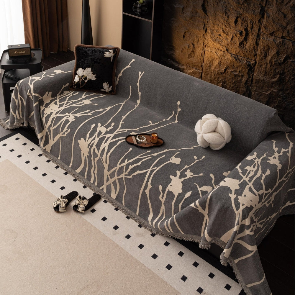 BowLift | Twilight Branches Chenille Sofa Cover