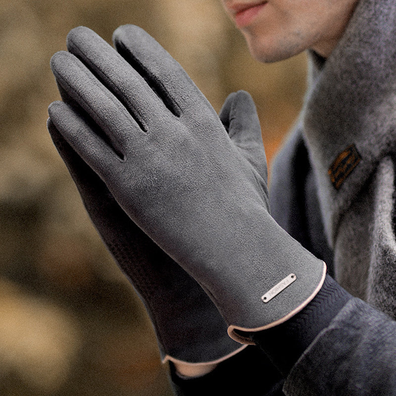 BowLift | Cold-resistant suede gloves