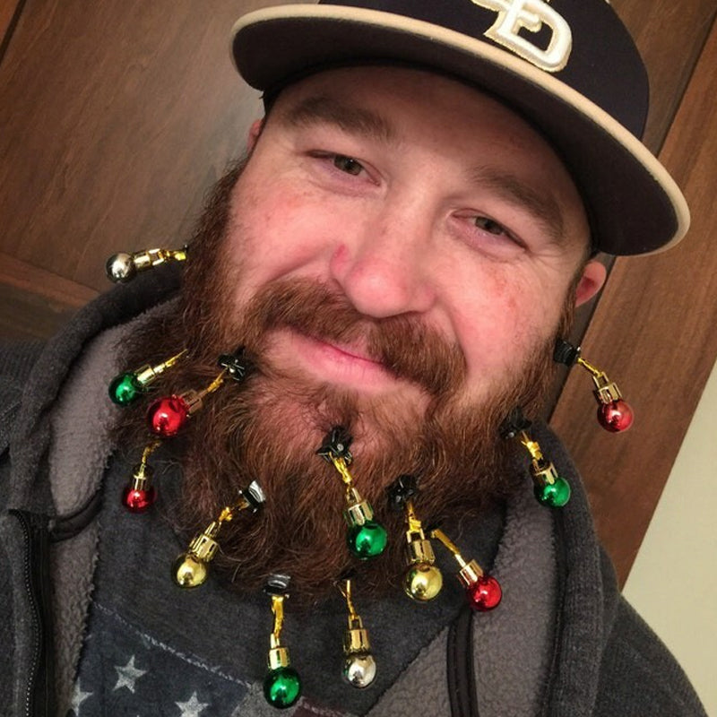 BowLift | Glowing Beard Christmas Decoration Bells