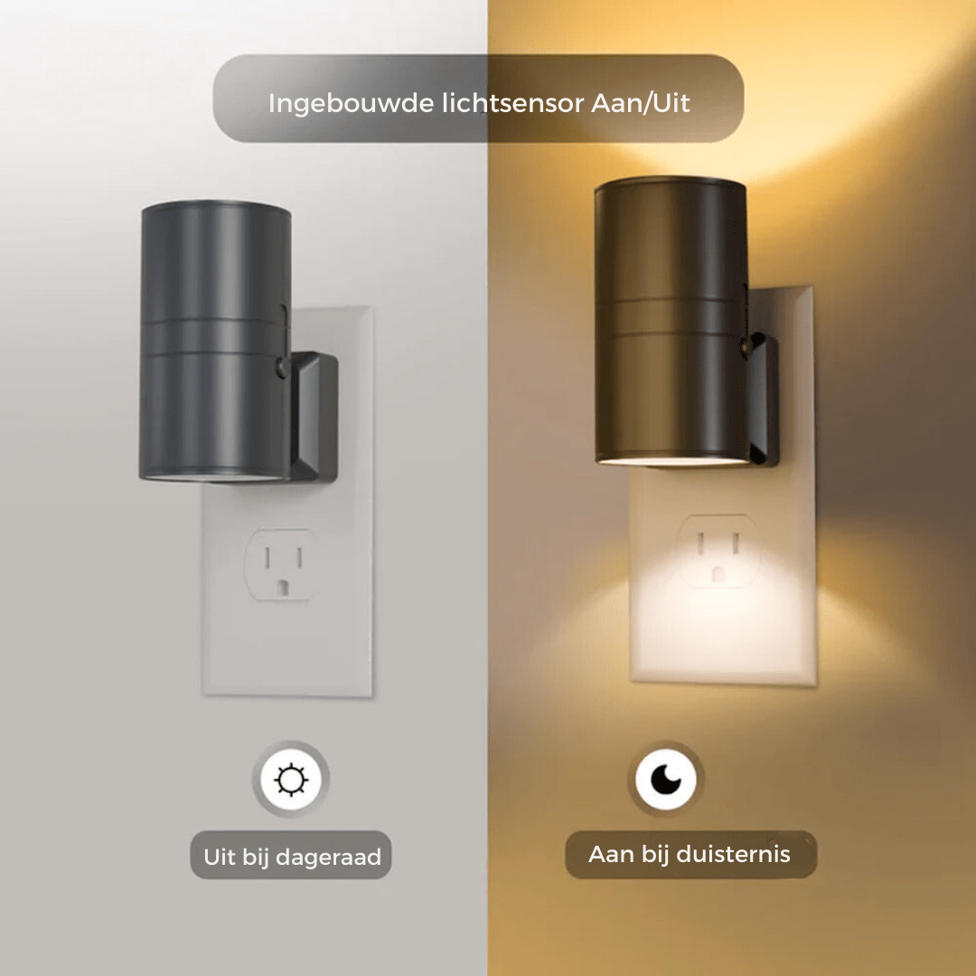 BowLift | Alova LED Plug-In Wall Light – Dimmable Sensor Lamp for Hallways, Stairs & Bedrooms