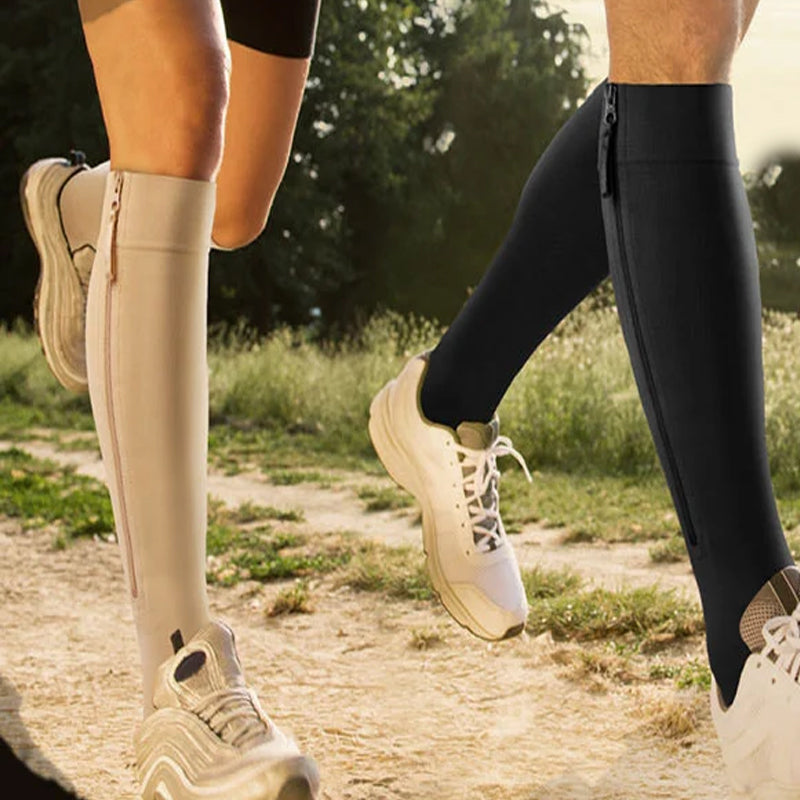 BowLift | Elastic Compression Socks with Zipper