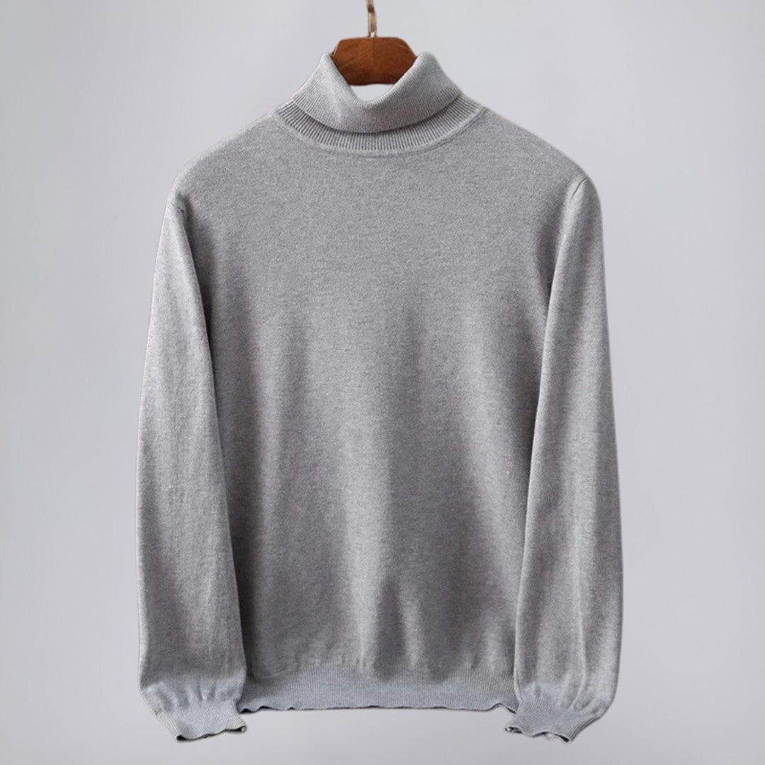 Merino Wool Turtleneck in Luxe Blend
