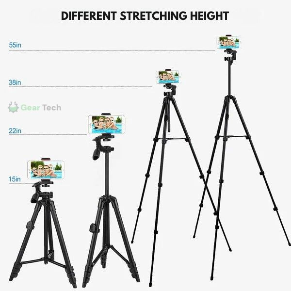 BowLift | Extendable Phone Tripod with Bluetooth Remote - Versatile Selfie Stick & Stand
