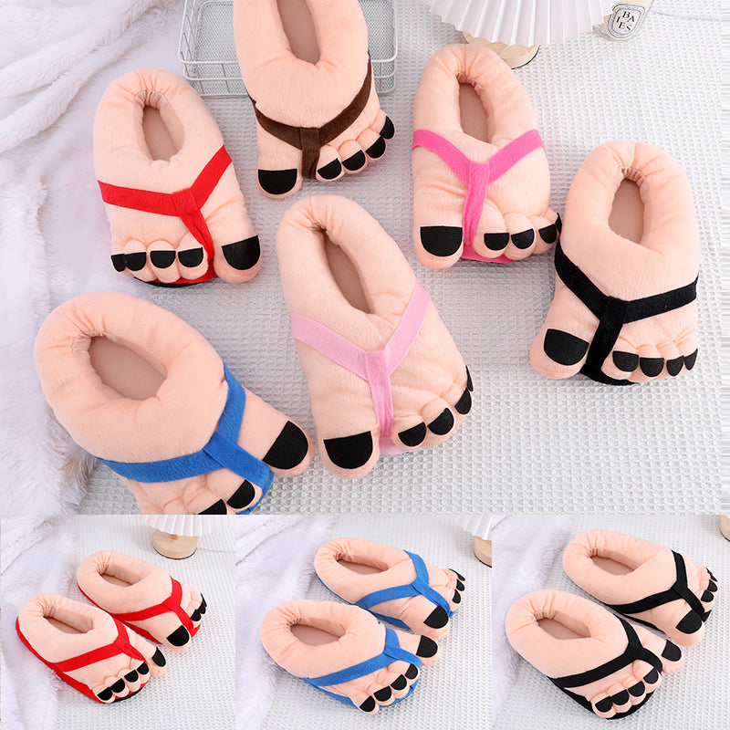 BowLift | Funny Foot Plush Novelty Slippers