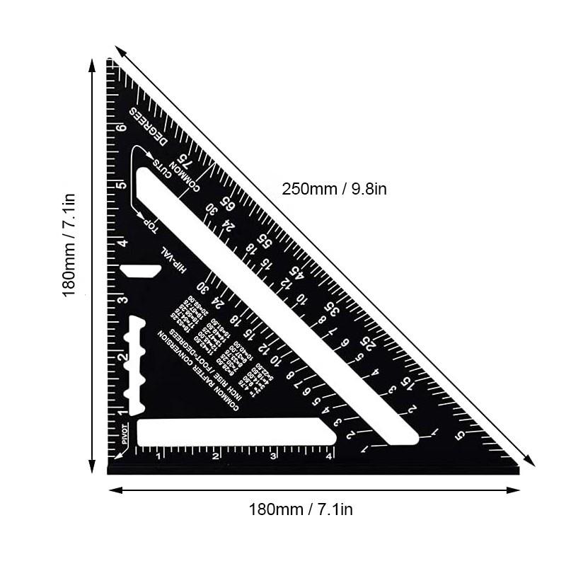 BowLift | 7/12 inch triangle carpenter square