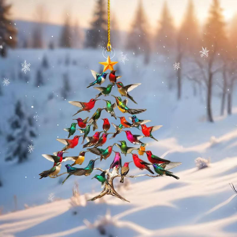 BowLift | Hummingbird Christmas Decoration