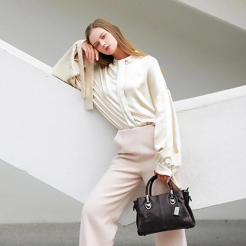 BowLift | Boston Leather Handbag for Women