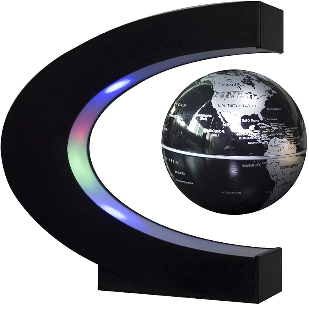 BowLift | AstroGlobe LED World Globe – Floating Globe Lamp with Magnetic Suspension