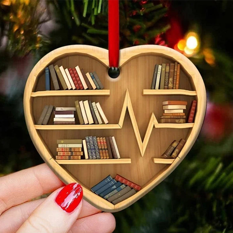 BowLift | Book Lovers Heart Ornament
