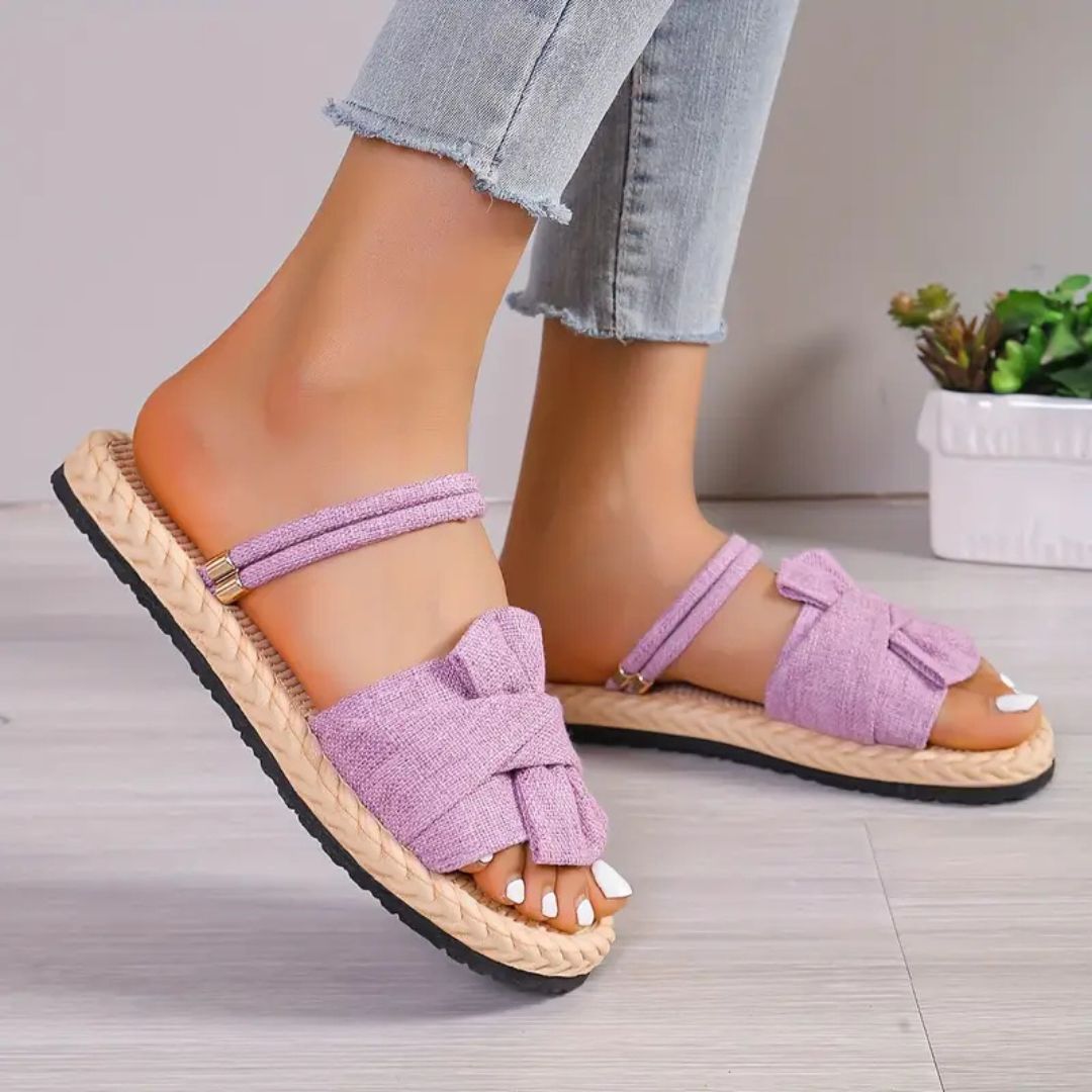 Blissara – Women’s Bow Strap Summer Sandals