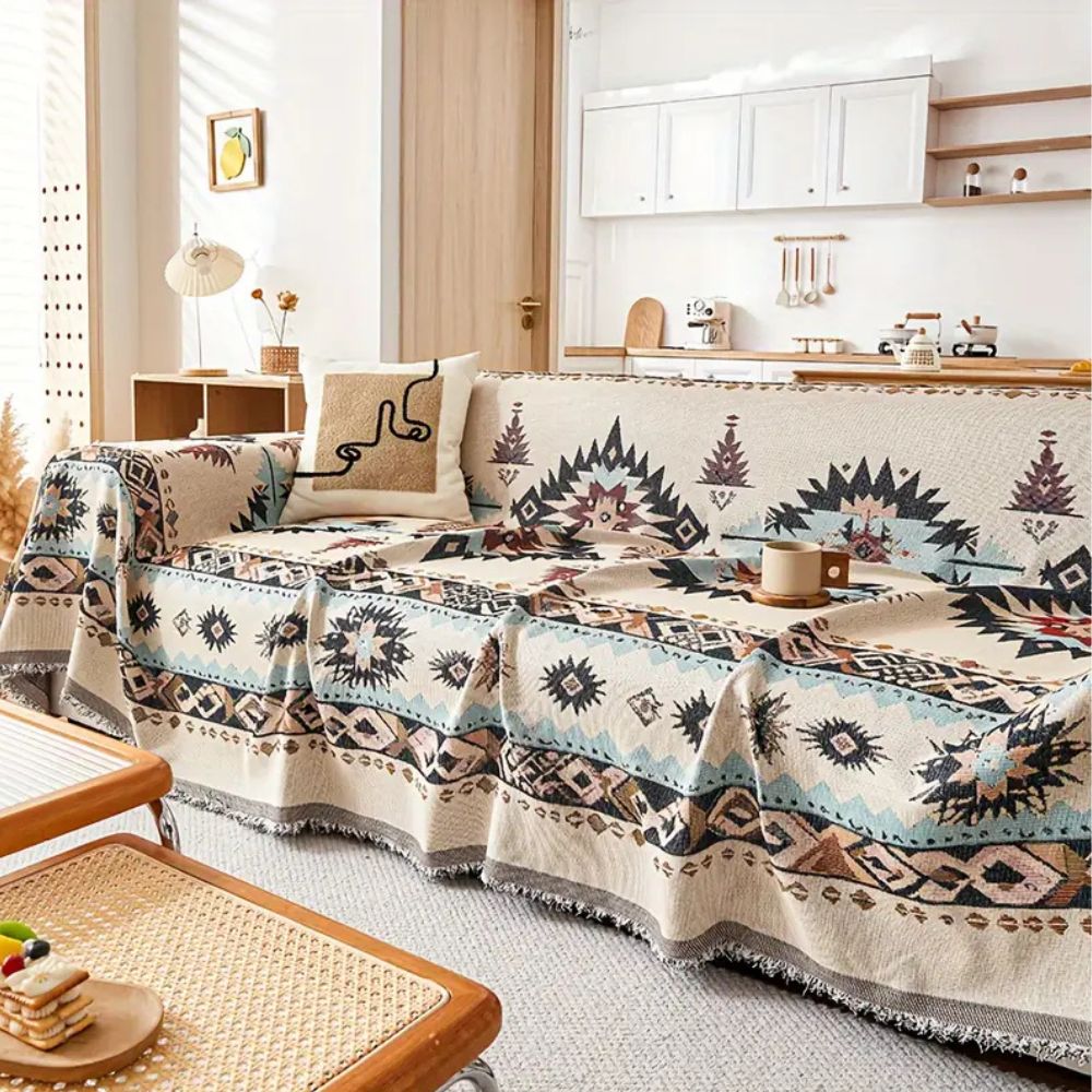 BowLift | Tribal Weave Sofa Cover