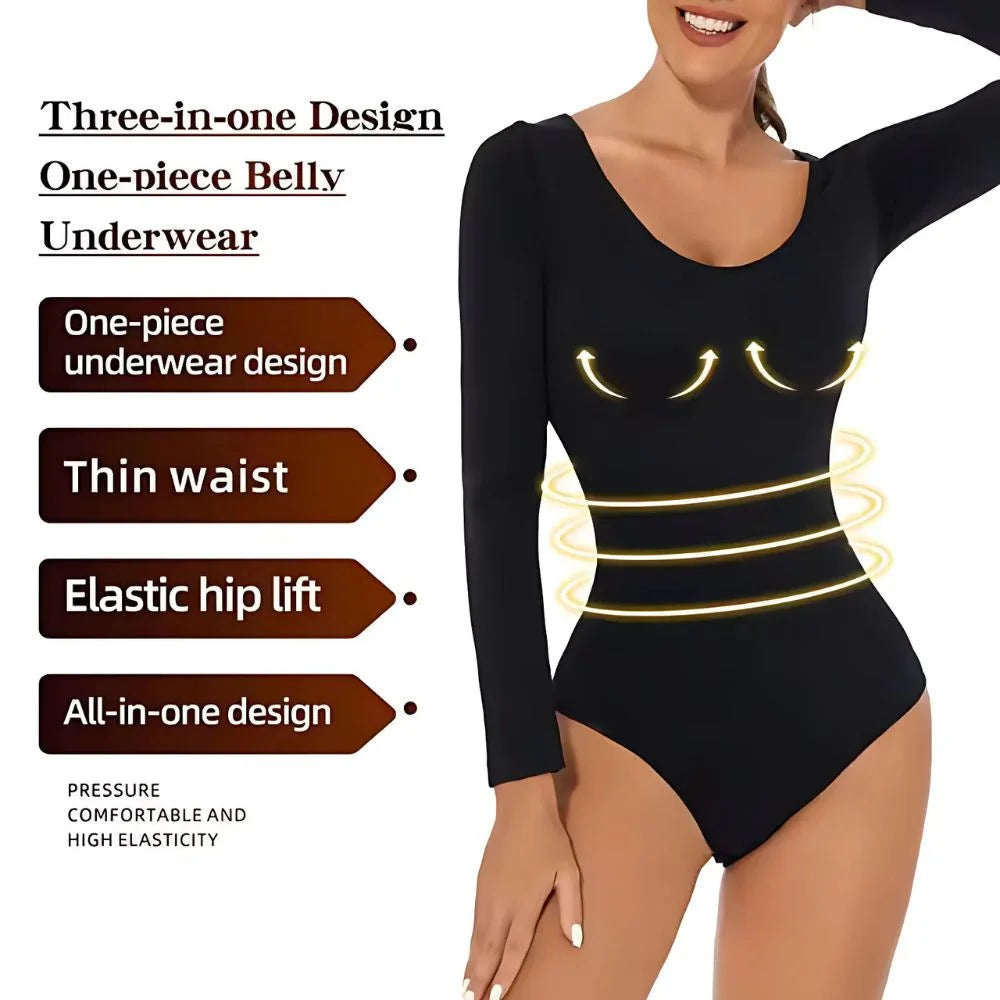 SculptEase – Long Sleeve Shaping Bodysuit Shapewear