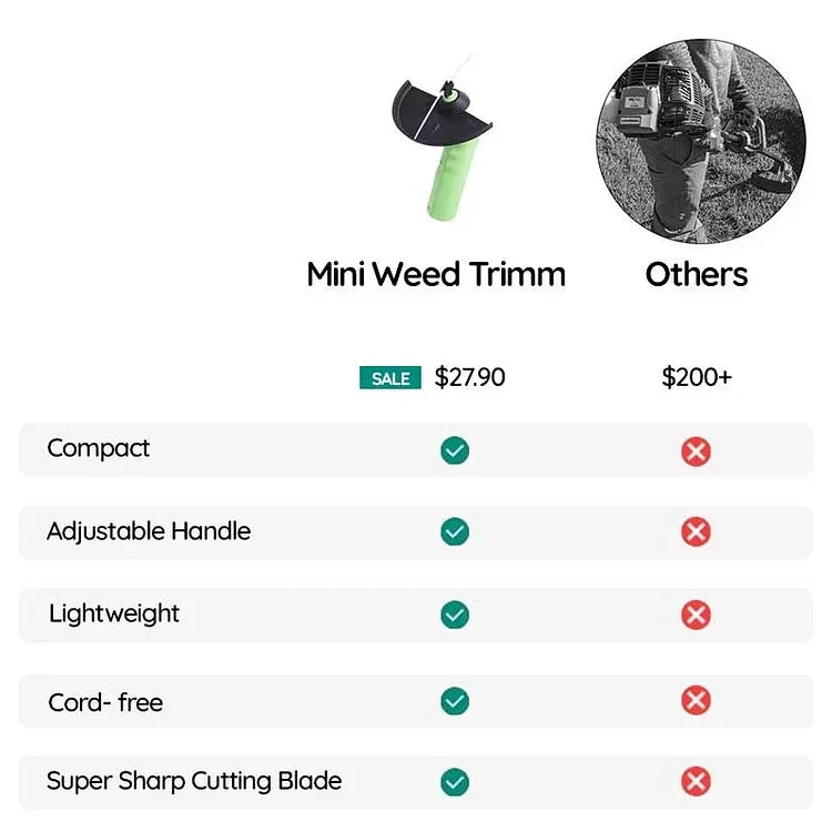 BowLift | Battery Mini Weed Trimmer