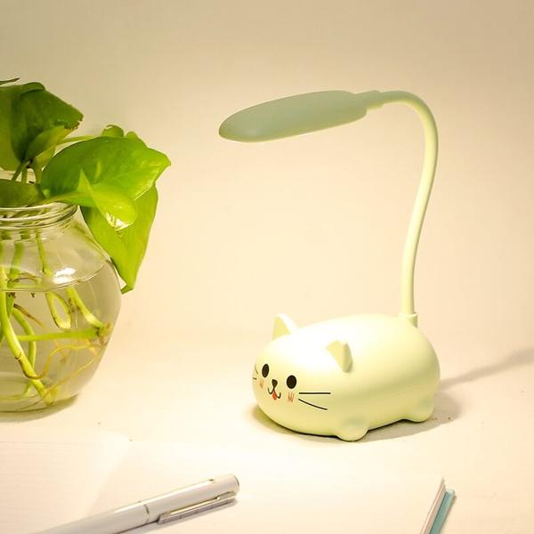 BowLift | Mini Cartoon Cat LED Eye Protection Reading Lamp USB Rechargeable Desk Lamp