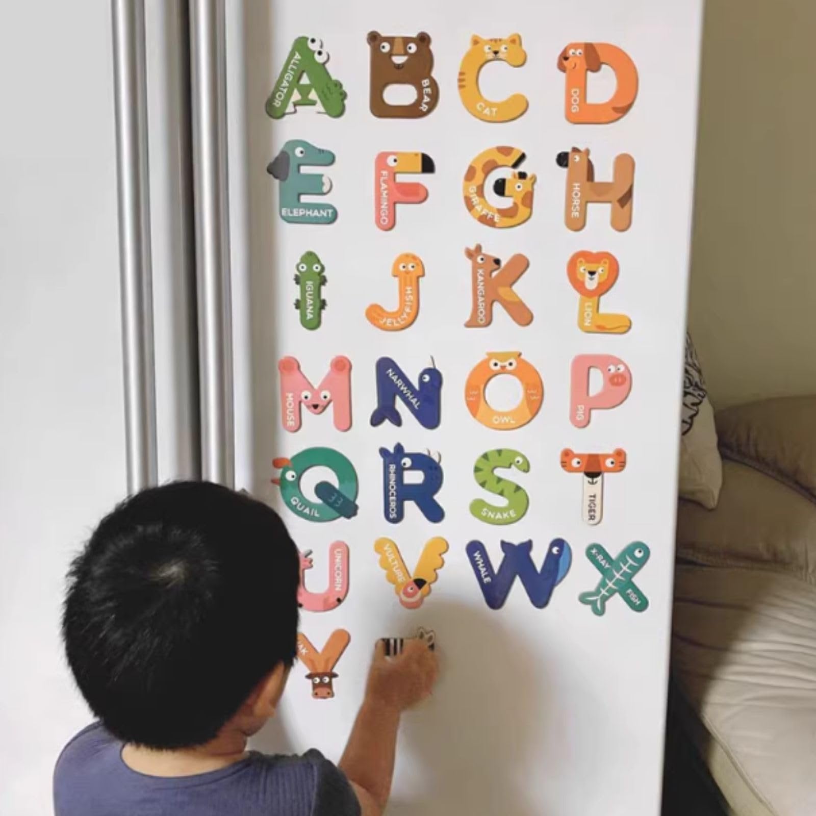 BowLift | Animal-shaped Magnetic Alphabet