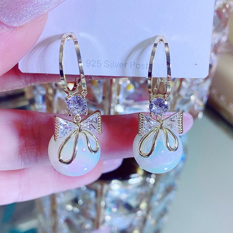 BowLift | Bow Pearl Earrings