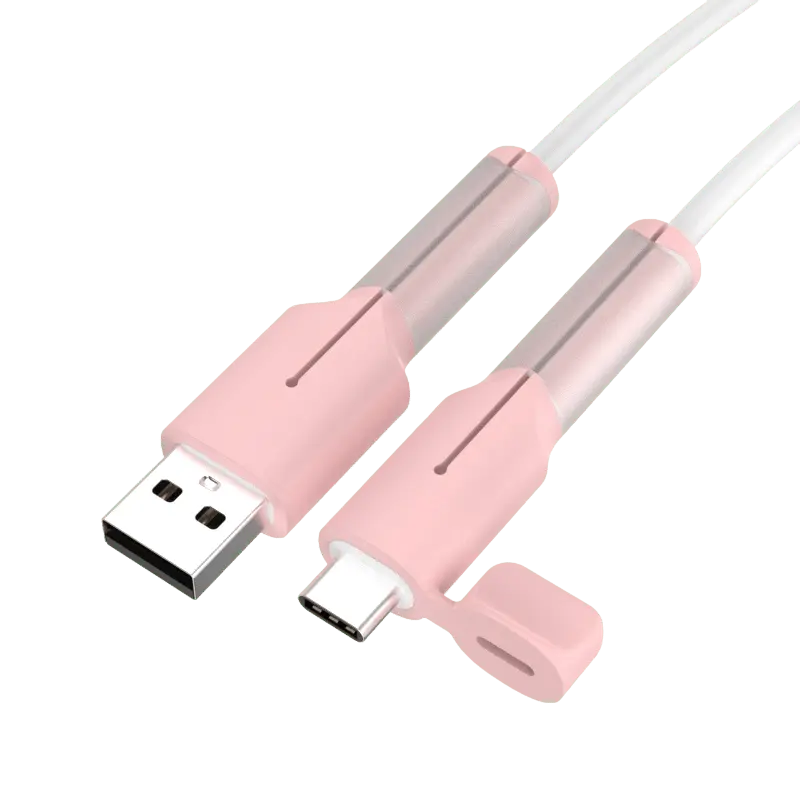 BowLift | 2-pack silicone charging cable pRedector with dust cap