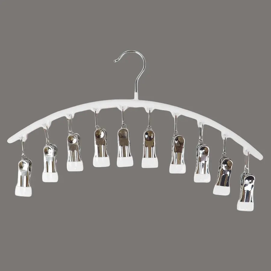 BowLift | 2-piece Set Leggings Organizer Hangers – with 20 Clips for space-saving storage!