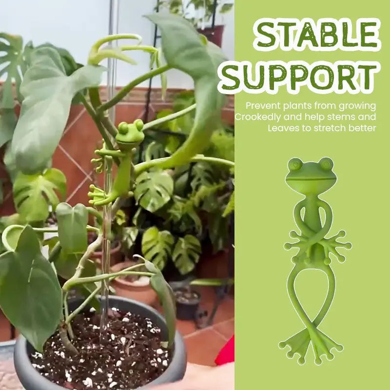 BowLift | 2-piece set plant holders in frog shape – for small pots & succulents!