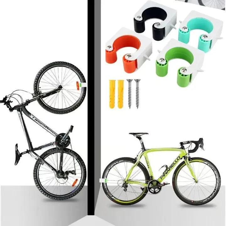 BowLift | 3 Pieces Wall Bike Holder – Space-Saving Storage for All Bikes