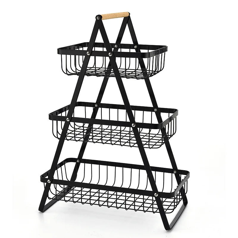 BowLift | CascadeCharm - Modern Tiered Basket