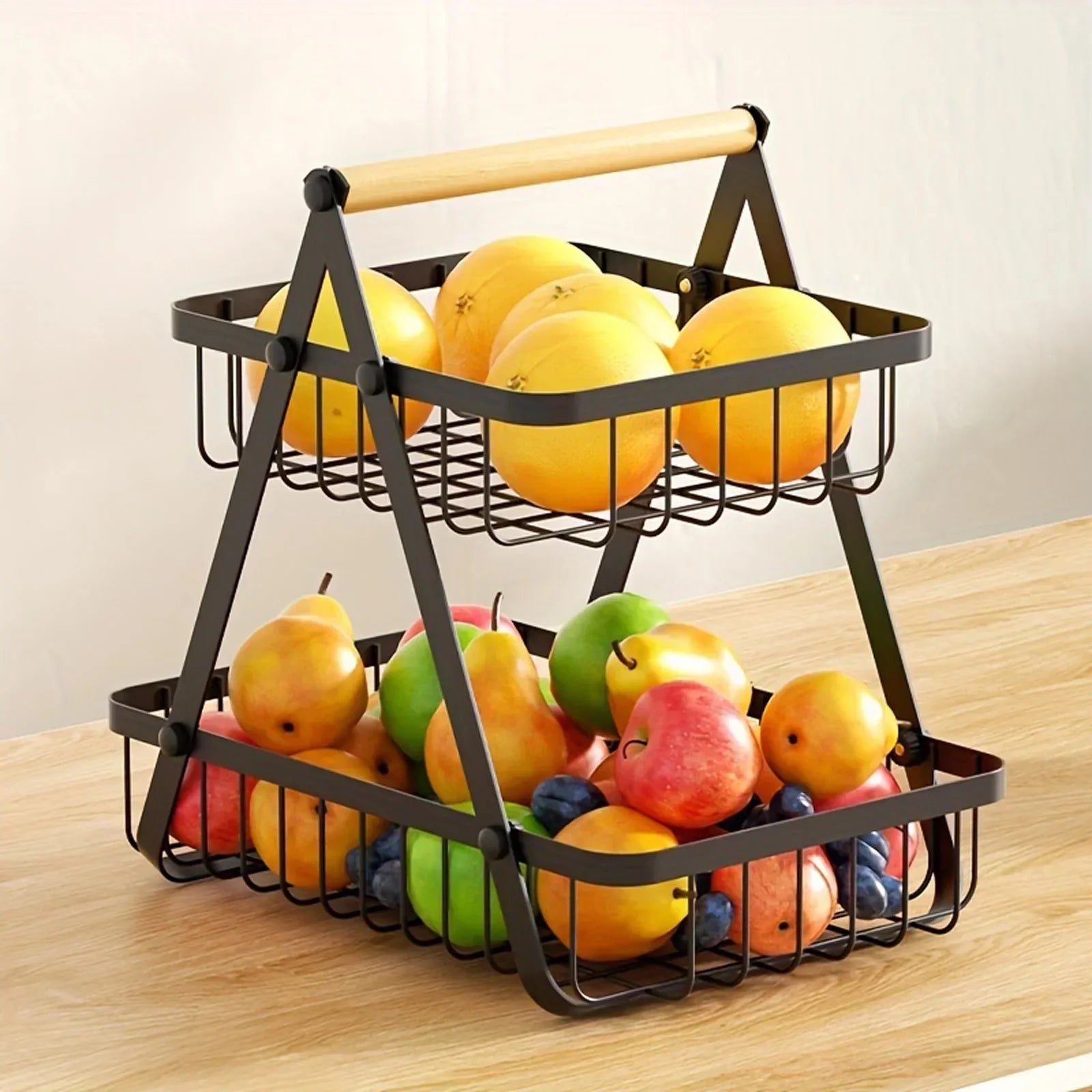 BowLift | CascadeCharm - Modern Tiered Basket