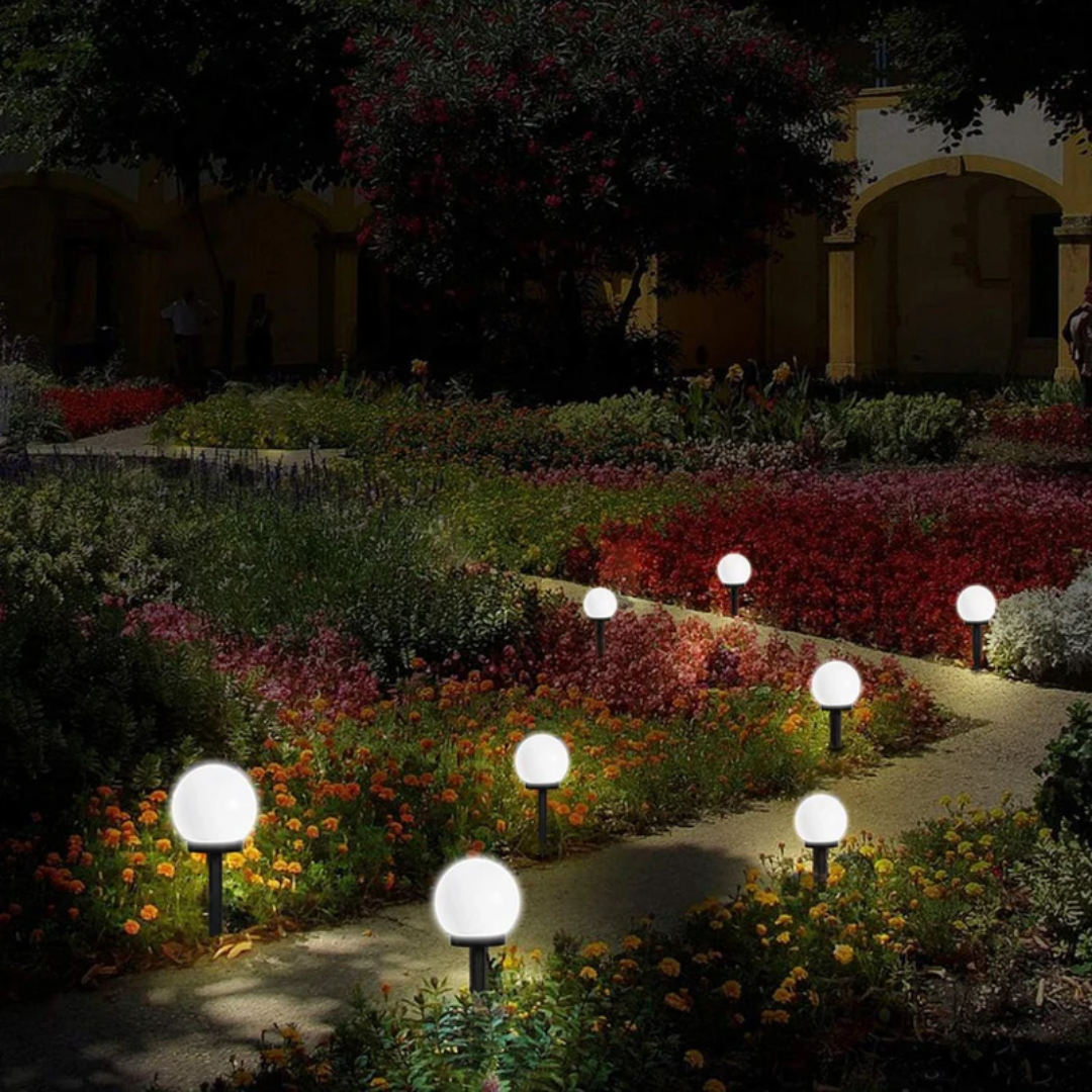 BowLift | 3 Pieces Waterproof LED Solar Garden Lights - SunLuxe Orbs