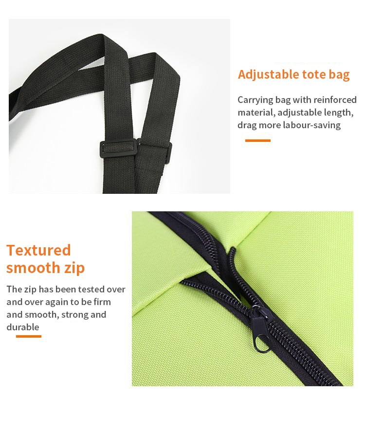 BowLift | Foldable green shopping bag