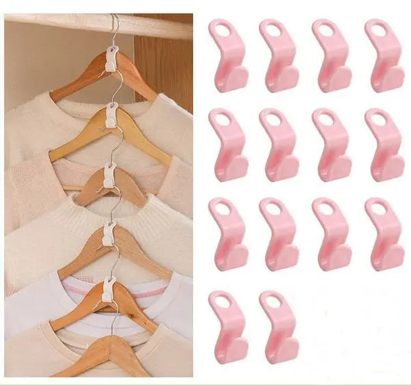 BowLift | 30-Piece Clothes Hanger Connector Set – Space-Saving Organization in the Closet