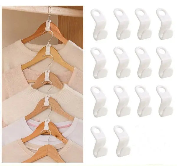 BowLift | 30-Piece Clothes Hanger Connector Set – Space-Saving Organization in the Closet