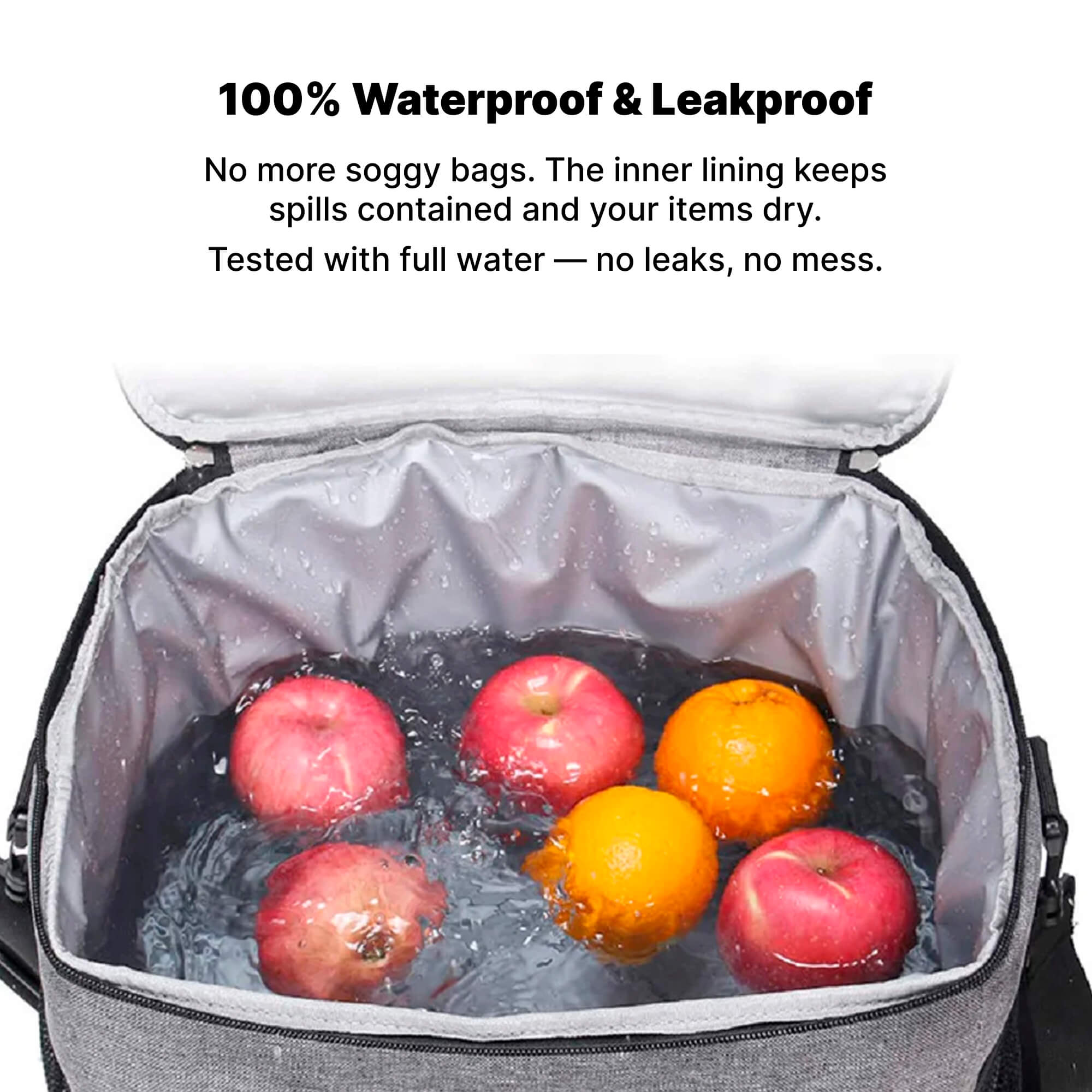 BowLift | 33L Waterproof Cooler Bag | Insulated, Spacious & Ideal for Picnics, Beach Days, Hiking, and Outdoor Activities