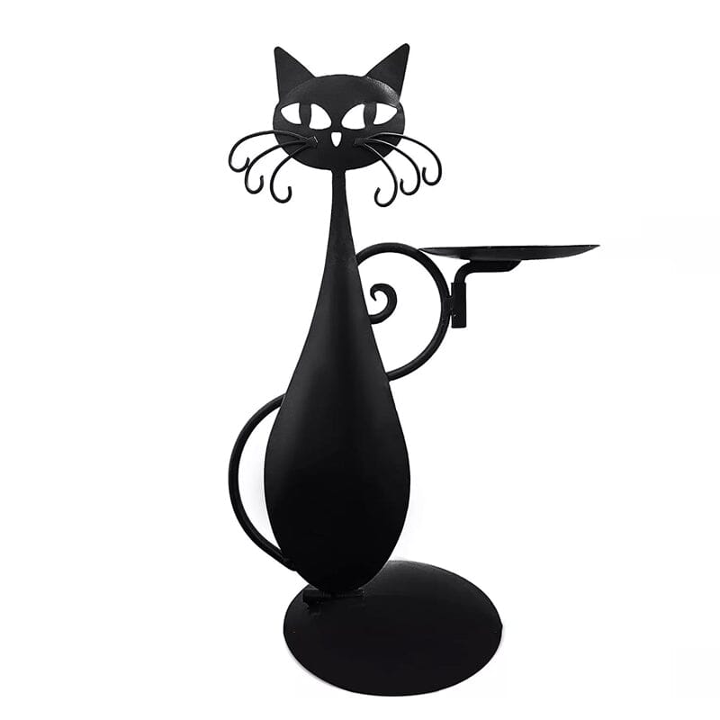 BowLift | Black Cat Candle Holder