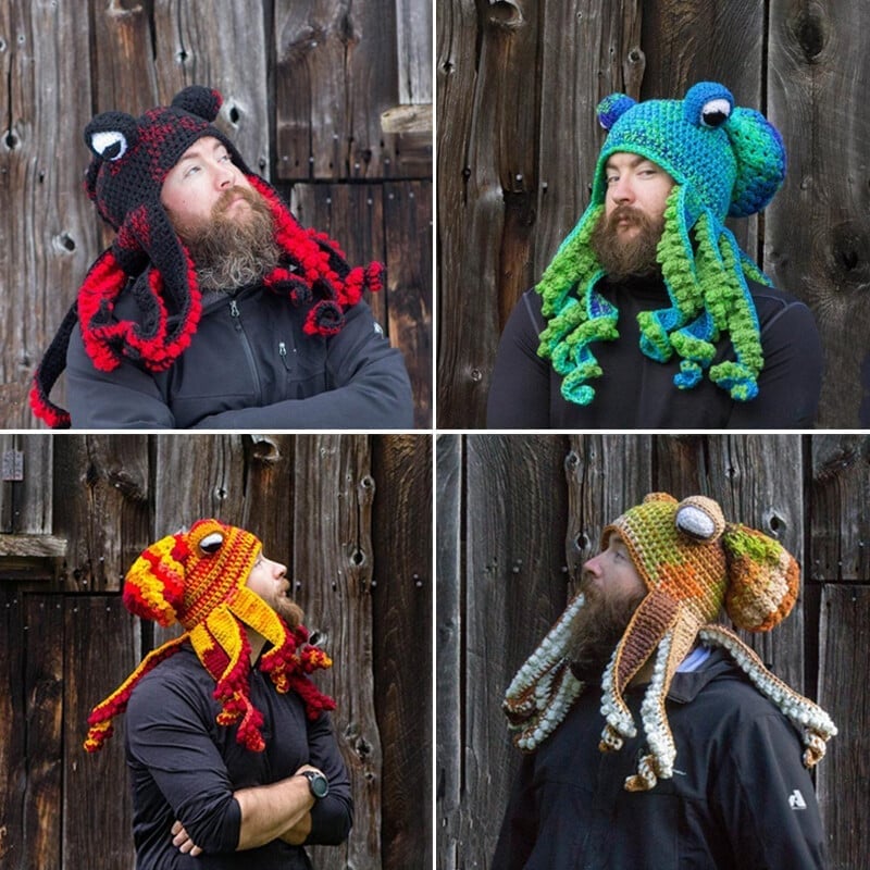 BowLift | Crochet Octopus Hat โโ A very good birthday/Christmas gift