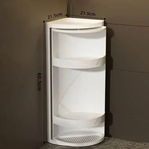 BowLift | 360° Redatable Corner Shelf – Space-Saving Organizer