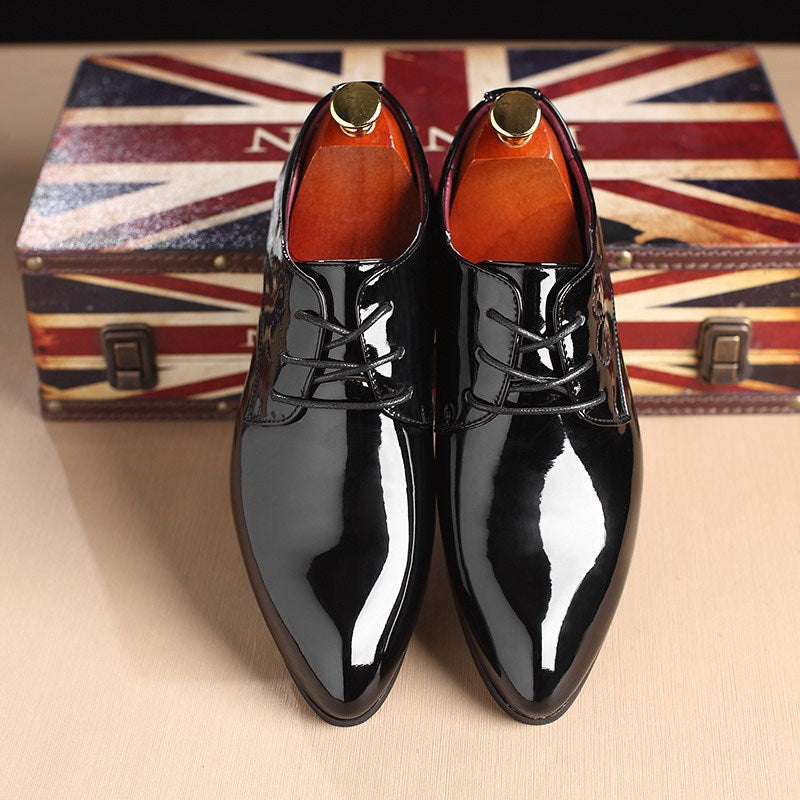 BowLift | Men's Leather Shoes Men's Business Casual Evening Shoes
