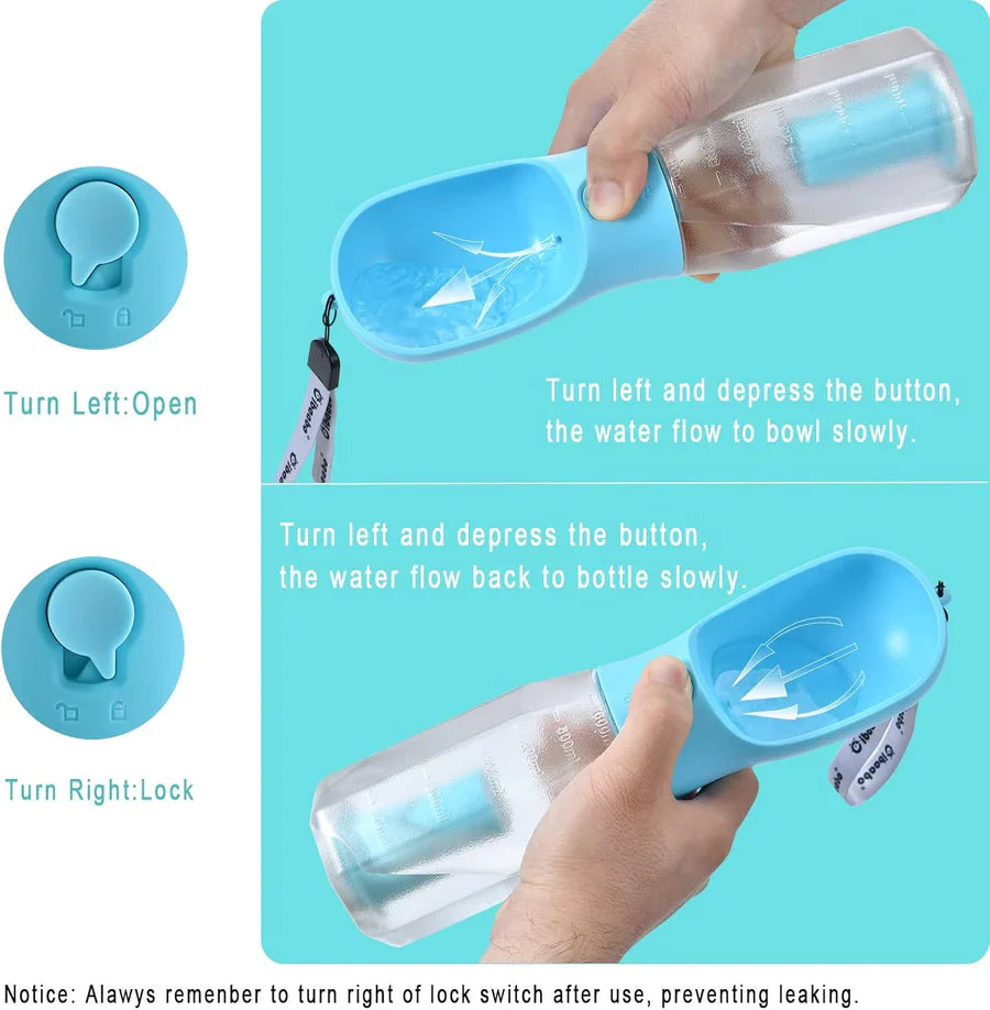 BowLift | Dog Water Bottle With Food Container