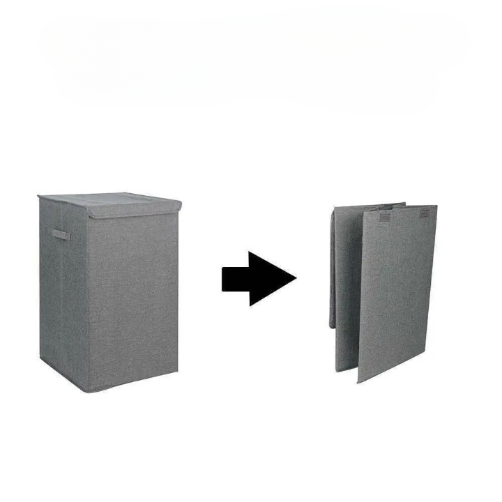 BowLift | Foldable Laundry Hamper with Lid – Large Capacity