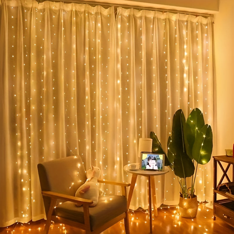 BowLift | Fairy Lights Curtain Warm White LED USB Set