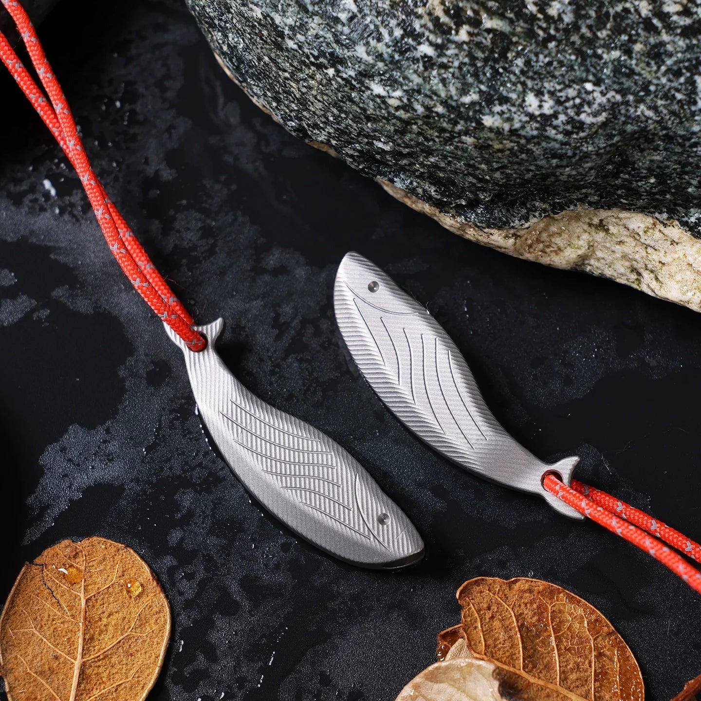 BowLift | Pure Titanium Fish-Shaped Survival Whistle - Loud, Portable, Cute