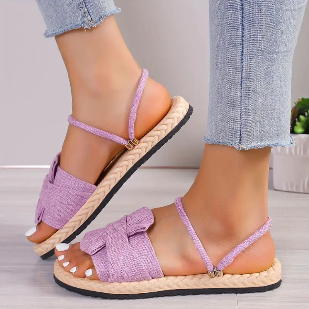 Blissara – Women’s Bow Strap Summer Sandals