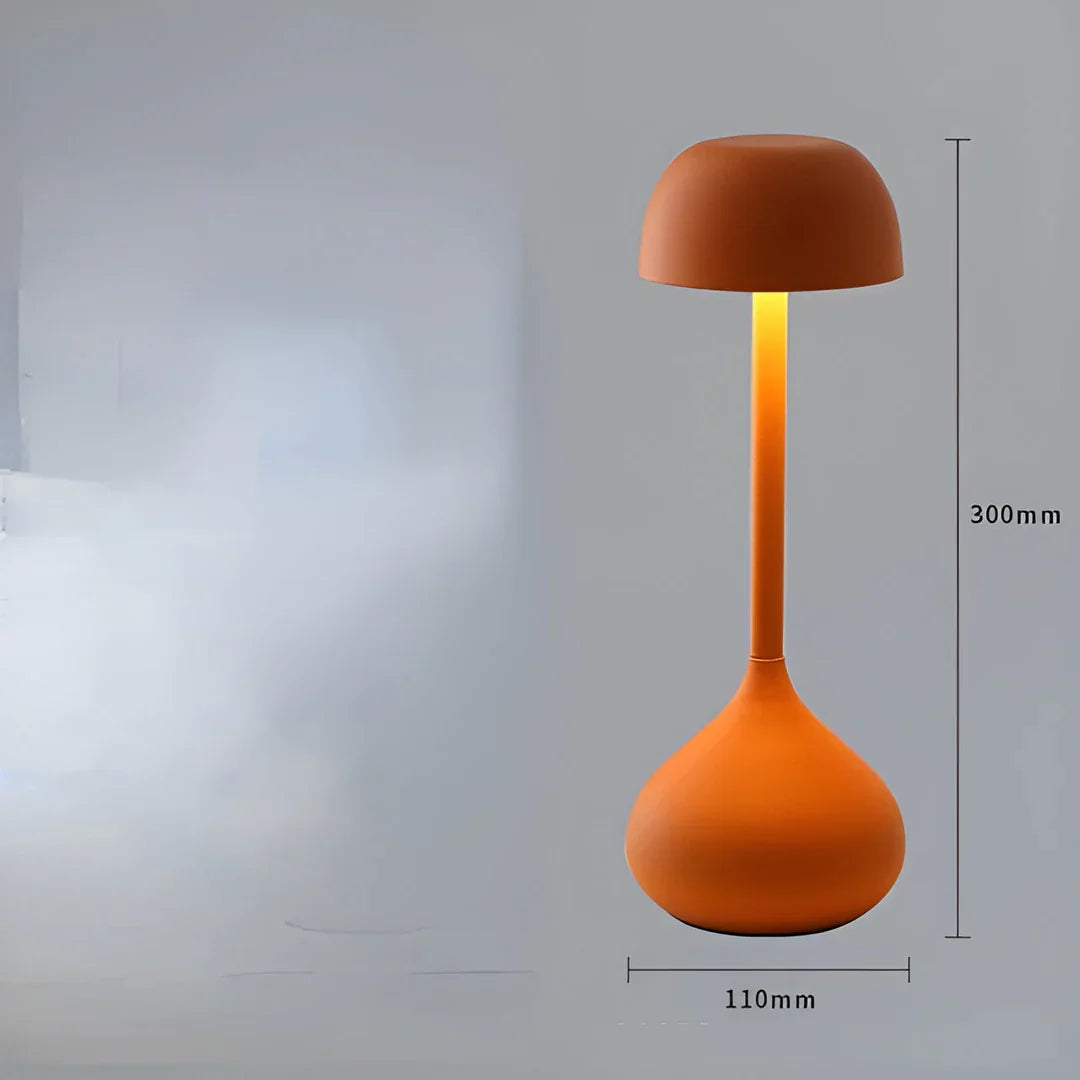 BowLift | Cordless Dimmable Mushroom Table Lamp