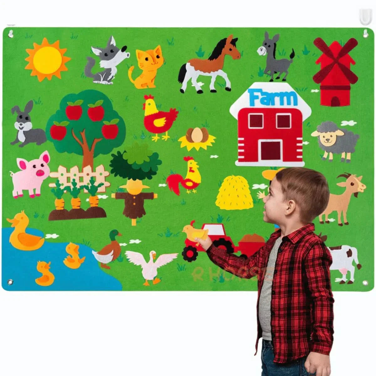 BowLift | ANIMAL FELT BOARD – Felt board for creative & screen-free learning from 3 years old