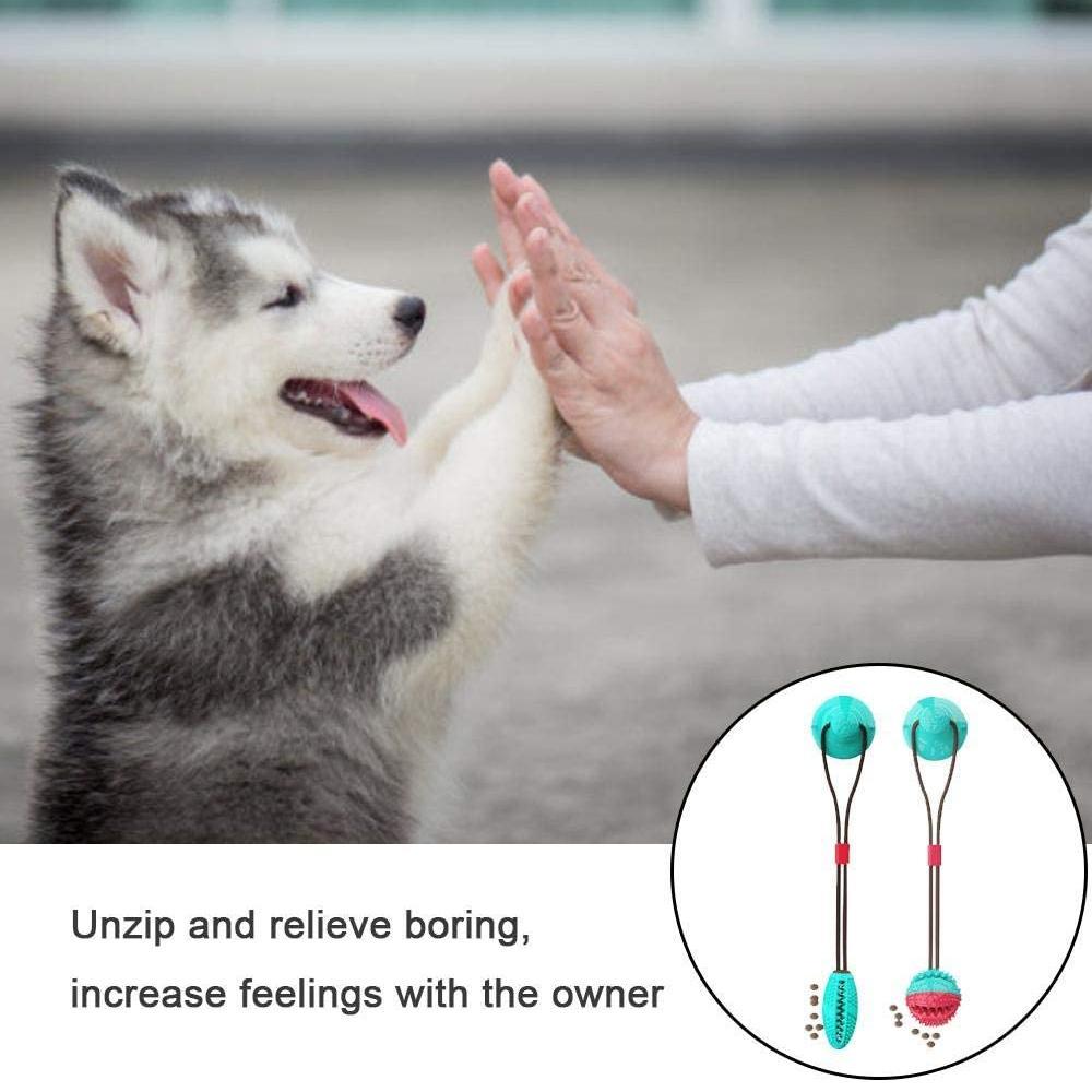 BowLift | Dog Bite Toy Interactive food leaker toy with Suction Cup
