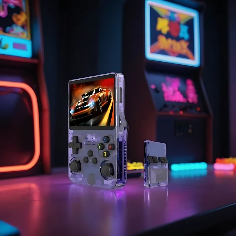 BowLift | Retro Revolution: Handheld Gaming Console with HD Screen & USB Charging