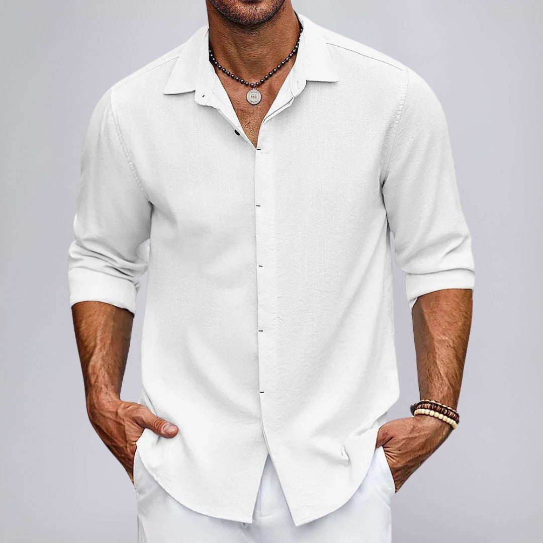 Tailored Dress Shirt with Classic Fit