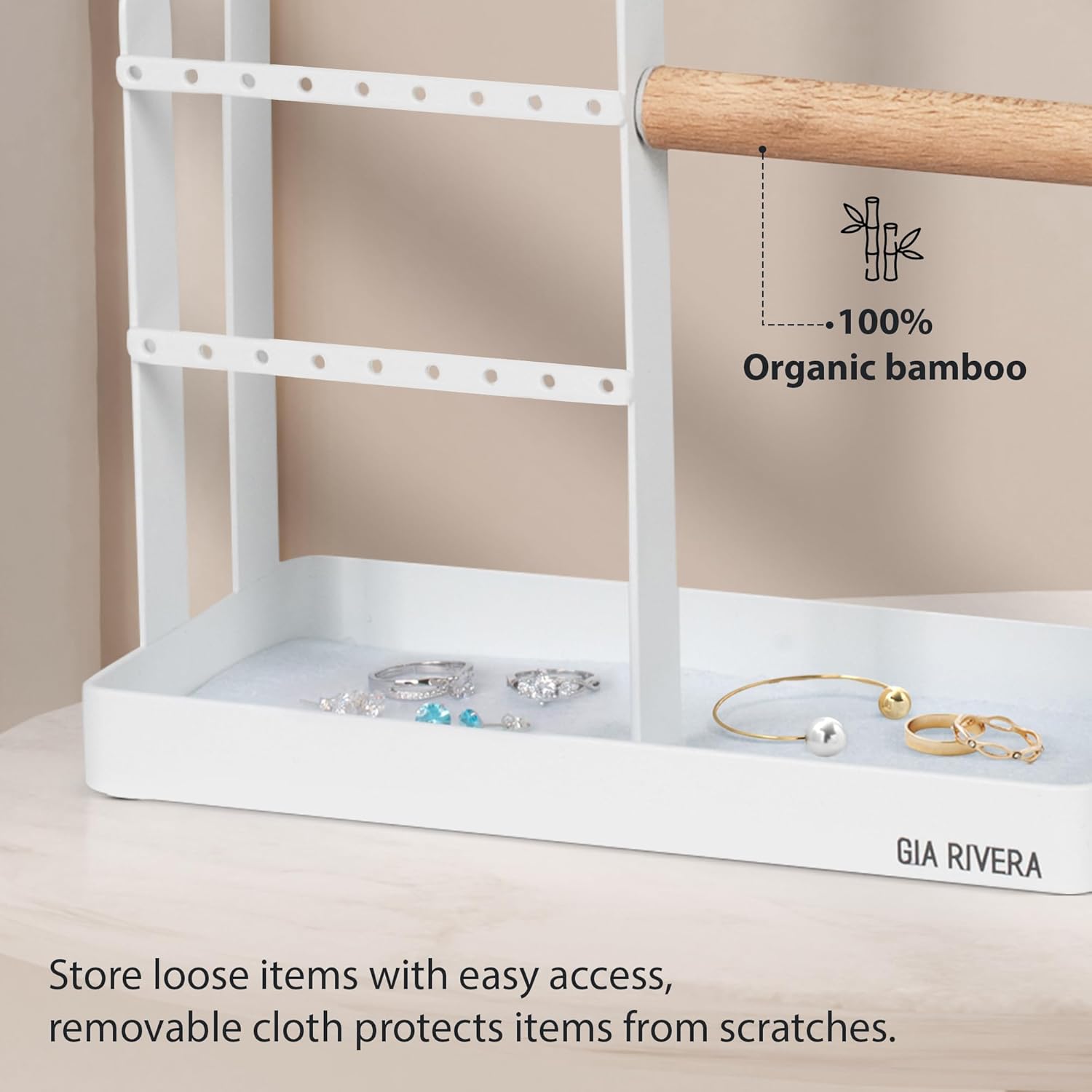 BowLift | Jewelry Stand Holder with 10 Hooks